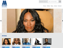 Tablet Screenshot of motowngospel.com